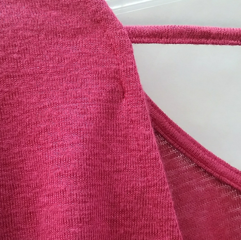 White House Black Market Pink Back-less Top XS - Picture 7 of 7